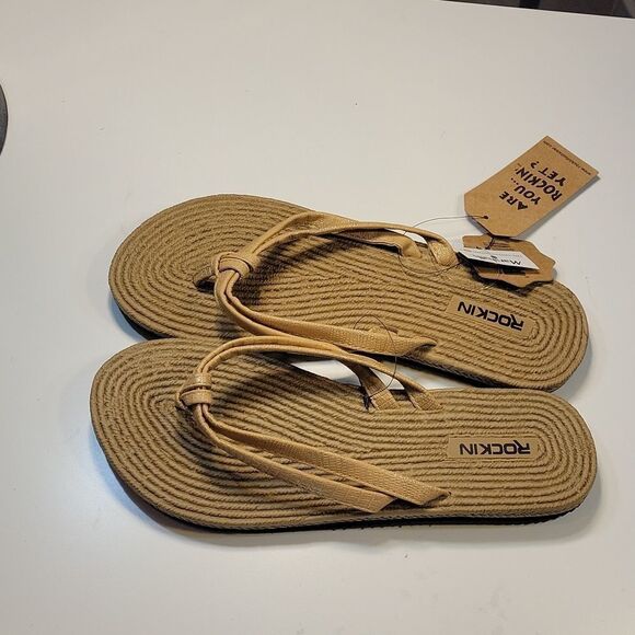 BRAND NEW  ORIGINAL ROCKIN SLIP ON FLIP FLOPS SANDAL - Picture 9 of 15